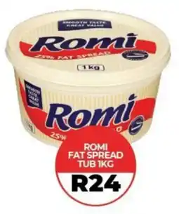 1UP Romi fat spread tub offer
