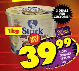 Shoprite STORK COUNTRY SPREAD 1kg offer