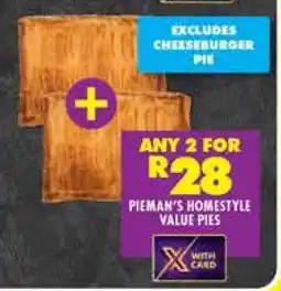Shoprite PIEMAN'S HOMESTYLE VALUE PIES offer