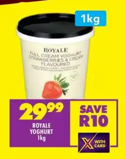 Shoprite ROYALE YOGHURT 1kg offer