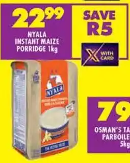 Shoprite NYALA INSTANT MAIZE PORRIDGE 1kg offer