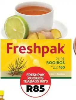 1UP Freshpak rooibos teabags offer