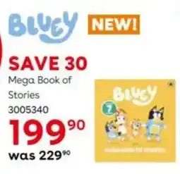 ToysRUs Bluey Mega Book of Stories offer