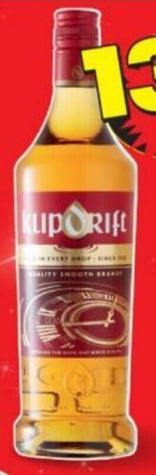 Shoprite Klipdrift Export Brandy 750ml offer