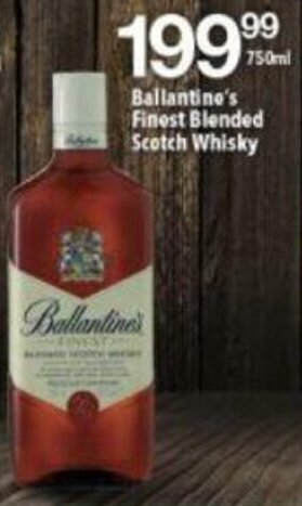 Shoprite Ballantine's Finest Blended Scotch Whisky 750ml offer