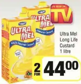 Ultra Mel Long Life Custard 2x1L
