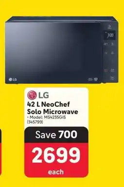 Makro LG 42 L NeoChef Solo Microwave offer