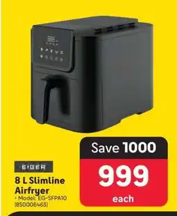 Makro Eiger 8 L Slimline Airfryer offer