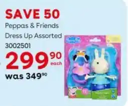 ToysRUs Peppas & Friends Dress Up Assorted offer
