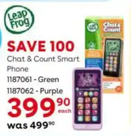ToysRUs Leap Frog Chat & Count Smart Phone offer