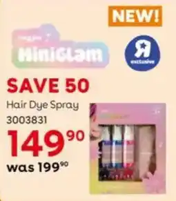 ToysRUs Hair Dye Spray offer