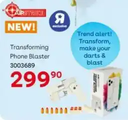 ToysRUs Transforming Phone Blaster offer