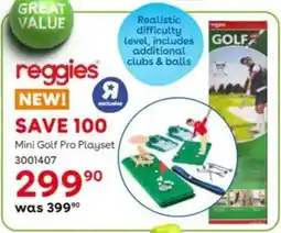 ToysRUs Reggies Mini Golf Pro Playset offer