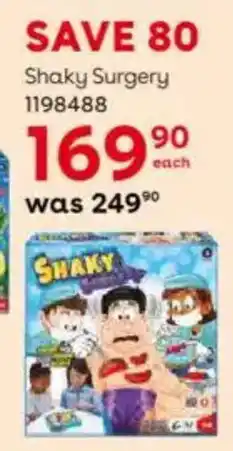 ToysRUs Shaky Surgery offer