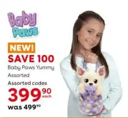 ToysRUs Baby Paws Yummy Assorted offer