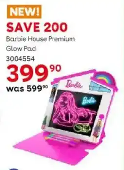ToysRUs Barbie House Premium Glow Pad offer