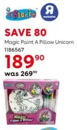 ToysRUs Magic Paint A Pillow Unicorn offer