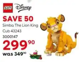 ToysRUs LEDO Disney Simba The Lion King Cub offer