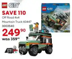 ToysRUs LEGO City Off Road 4x4 Mountain Truck 60447 offer