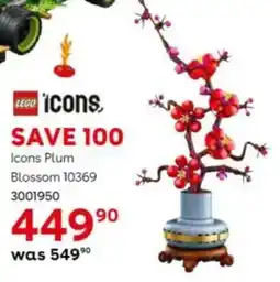 ToysRUs LEGO Icons Plum Blossom offer