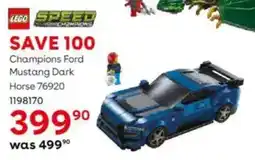 ToysRUs LEGO Speed Champions Ford Mustang Dark Horse offer