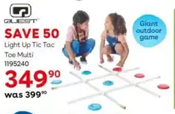 ToysRUs Quest Light Up Tic Tac Toe Multi offer
