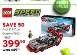 ToysRUs LEGO Speed Audi SI E-Tron Quattro offer