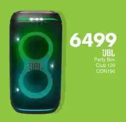 Save Hyper JBL Party Box Club 120 CON190 offer