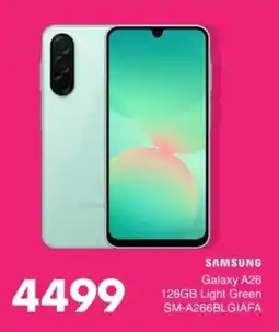 Save Hyper SAMSUNG Galaxy A26 128GB Light Green offer