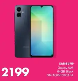 Save Hyper SAMSUNG Galaxy A06 64GB Black offer