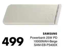 Save Hyper SAMSUNG Powerbank 25W PD 10000MAH-Beige offer