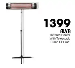 Save Hyper ALVA Infrared Heater With Telescopic Stand EPH620 offer