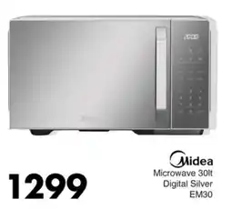 Save Hyper Midea Microwave Digital Silver EM30 offer