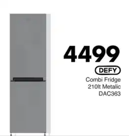 Save Hyper DEFY Combi Fridge Metalic offer