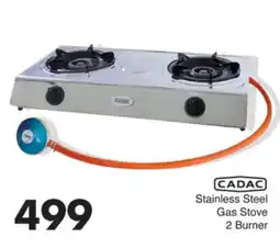 Save Hyper CADAC Stainless Steel Gas Stove 2 Burner offer