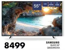 Save Hyper SAMSUNG QLED 55" Q60DAKDXA offer