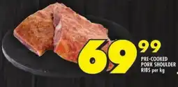 Shoprite Pre-cooked pork shoulder ribs offer