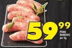 Shoprite Pork bangers offer