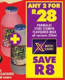 Shoprite Parmalat steri stumpie flavoured milk all variants offer