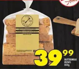 Shoprite Buttermilk rusks offer