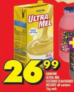 Shoprite Danone ultra mel custard flavoured dessert all variants offer