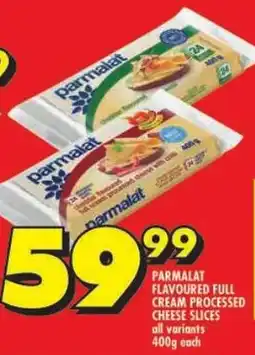Shoprite Parmalat flavoured full cream processed cheese slices all variants offer