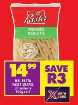 Shoprite Mr. pasta pasta shapes all variants offer
