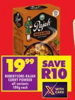 Shoprite Robertsons rajah curry powder all variants offer