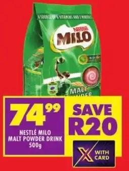 Shoprite Nestlé milo malt powder drink offer
