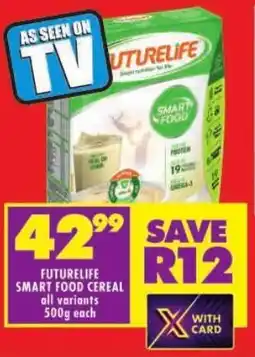 Shoprite Futurelife smart food cereal all variants offer