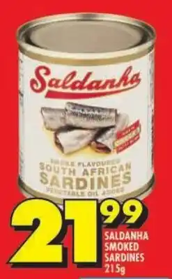 Shoprite Saldanha smoked sardines offer