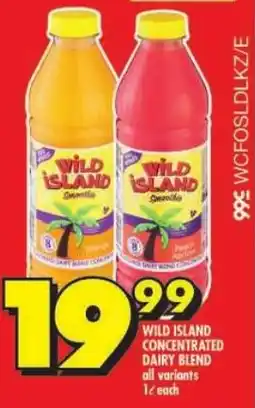 Shoprite Wild island concentrated dairy blend all variants offer