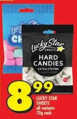 Shoprite Lucky star sweets all variants offer