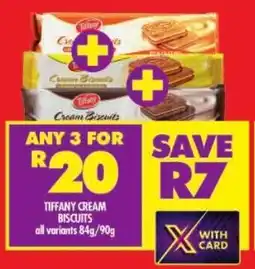 Shoprite Tiffany cream biscuits all variants offer